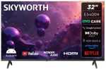 Google 32E5400H Skyworth 32 Inch HD Android Tv 1366 X 768 Resolution HDMI USB Bluethooth Wifi