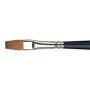 Artist Sable Brush One Stroke Flat 1/4 Inch Hair Width 6.0MM Short Handle