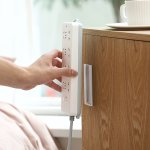 Easy-install Wall-mounted Power Strip Holder - Sleek No-drill Design For Space-saving Storage