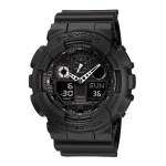 Casio G-shock Digital Quartz Resin Mens Watch GA-100 Series - Black