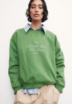 Motif-detail Sweatshirt - Green club Sociale
