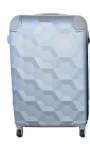 Smte Luggage 24 Inch Suitcase Silver With Keychain