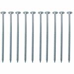 Fastcap Powerhead Wood Screws With Flat Head - Self-tapping Point - 2.5" T20 Torx Drive Zinc Finish 150-PACK - 99946