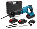 Rechargeable Cordless Reciprocating Saw Kit With Battery Charger & Carry Case Portable Electric Cutting Saw For Wood Plastic Bra