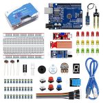 Lafvin Basic Starter Kit With R3 CH340 Breadboard + Retail Box Compatible With Arduino Ide