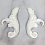 JP708 White Resin Warrington Scroll 2'S