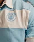 Stripe Ss Rugby Polo - Sky Blue - 4XL