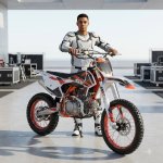 4-SPEED Manual Off-road Dirt Bike - Red