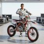 4-SPEED Manual Off-road Dirt Bike - Red
