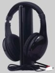 Telefunken TWH-2000 Dbld Wireless Tv Headphones - Microphone