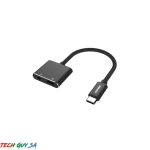 Kanex Usb-c To 3.5MM Headphone Jack Adapter Plus Charging – Black – End Of Life