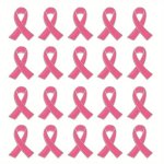 Sticks Jewelry Breast Cancer Awareness Ribbon Pins - 20 Pieces Official Ribbon Brooches Zinc Alloy Minimalist Style Suitable For