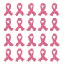 Sticks Jewelry Breast Cancer Awareness Ribbon Pins - 20 Pieces Official Ribbon Brooches Zinc Alloy Minimalist Style Suitable For Daily Wear Breast Cancer Awareness Month