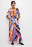 Edit Mandarin Belted Maxi - Multi