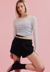 Sweatshirt Shorts - Black