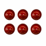 156G 4-PIECE Grip Cricket Ball - Red Pack Of 6
