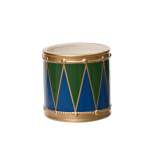 Planter Dolomite - Drum 12.7X12.5CM - Blue & Green