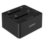 Orico 2 Bay 2.5 3.5 USB3.0 Hdd|ssd Dock Black