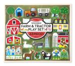 Melissa Wooden Farm And Tractor Play Set