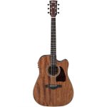 Ibanez AW54CE Artwood Acoustic Guitar W Eq : Open Pore Natural