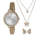 Gold Watch 4 Piece Woman's Box Set HBSL4049