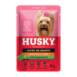 Husky Cuts In Gravy Chicken Medley Flavour Wet Dog Food 85G