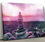 Zen Stones Zen Canvas Wall Art