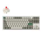 Syntech Keychron Q3 Max 80% Full Assembled Knob Red Switch Hot-swap Gateron Jupiter Rgb Wireless Keyboard - Shell White