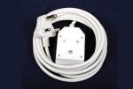 Extension Lead 20M White 10 AMP-1.0MM