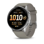Garmin Venu 4 - 45MM - Silver Bezel With Silver Gray Silicone Band