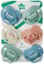 Tippee Anytime Soothers Symmetrical Orthodontic Design 6 Pack 6-18M