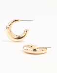 Goldair Gold Small Slim Hoop Earrings