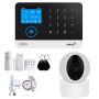 Wifi Home Security Camera Alarm System Wireless Ip GSM