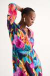 Tiffany Viscose Daffy Print Maxi - XXL