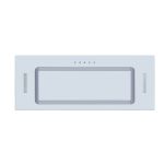 Falco 90CM White Glass Integrated Extractor - FAL-90-BIG