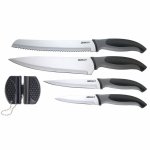 Verimark Shogun 5 Piece Kitchen Knife And Sharpener Set