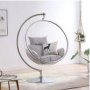 Bubble Transparent Swing Chair Silver