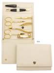 Manicure Set Ostrich Beige Fashion Material 1 7410 Pg
