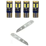 T10 168 LED Car Bulb 4PCS 194 W5W 12-SMD 3030 Chipset LED Bulbs