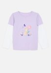 PoP Candy Printed Twofer Top-lilac & White