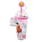 Wild & Free Crystal Cool Cup With Straw
