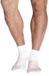 Boody Bamboo Men's Sport Ankle Socks - White