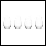 Carrol Boyes Sway Hi Ball Glass Set Lead-free Crystal