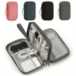 Travel Portable Digital Product Storage Bag: USB Data Cable Organizer Headset Charging And More In A Compact Treasure Box Bag