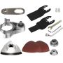 Universal Aluminum Angle Grinder Adapter Kit - Multi-tool