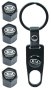 Kia Valve Cap And Key Ring Set