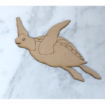 Wood Sea Turtle