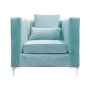 Lola 1 Seater Velvet Chair-2