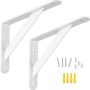 Heavy-duty White Shelf Brackets 300X250MM 2 Pieces -home Garage - Retoolery
