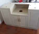 White Double-door Mirror Bathroom Cabinet